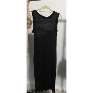Soyer Sheer Sleeveless Black Tunic